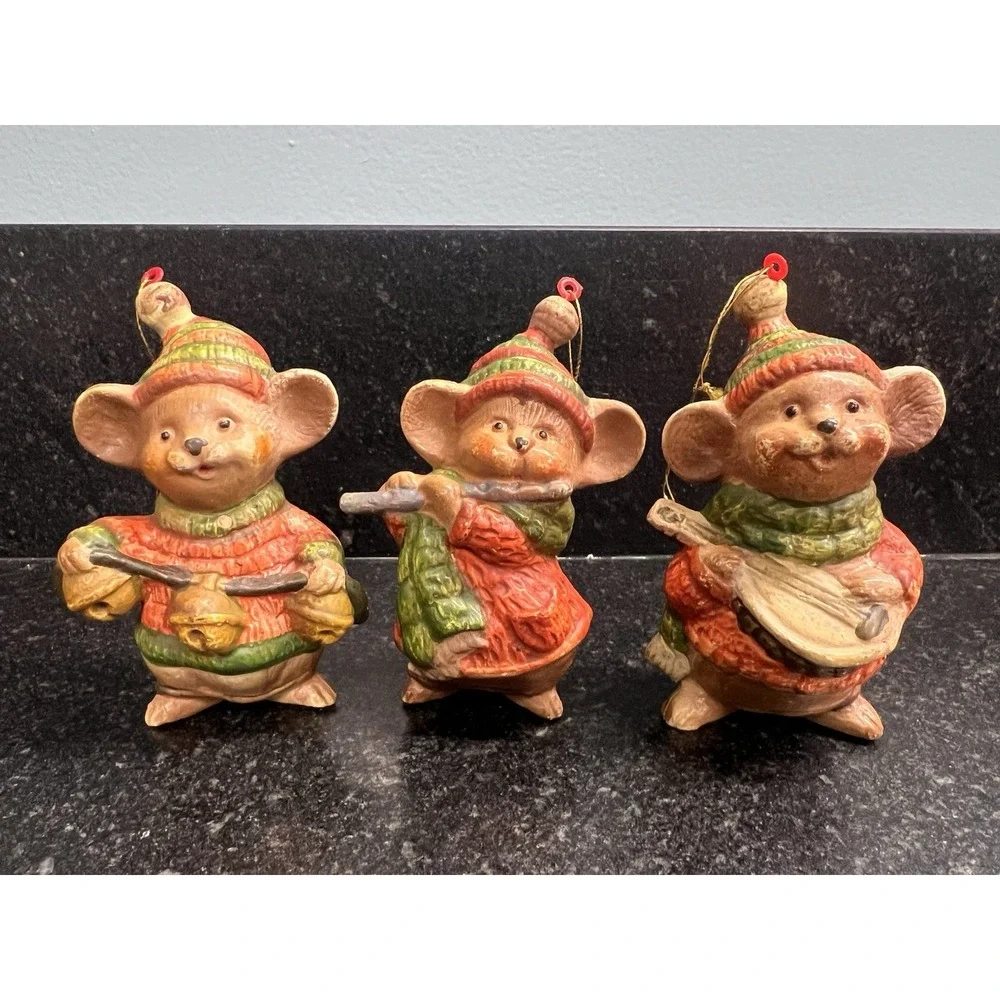 Cottagecore Christmas Ornament Lot Angels, Nature, Animals, Santa & More‎